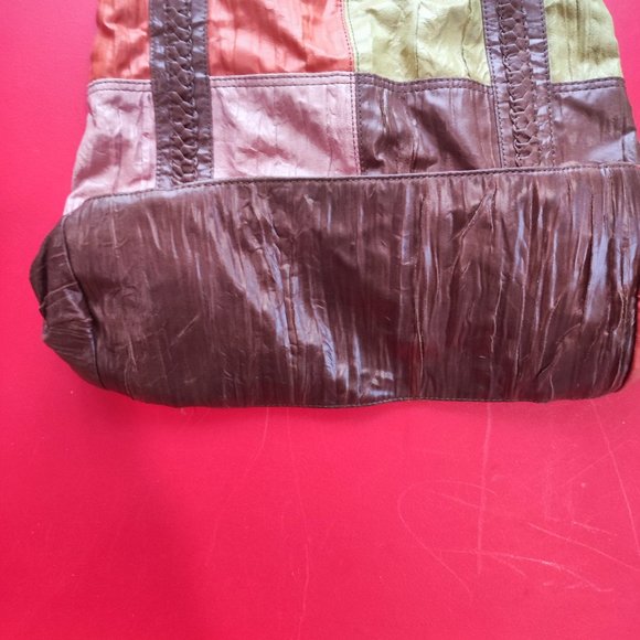 Billabong boho patchwork bag brown pink white - Picture 4 of 9